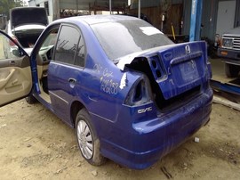 2004 HONDA CIVIC, NAVY BLUE, DX MODEL, 1.7L, AT.  A26238